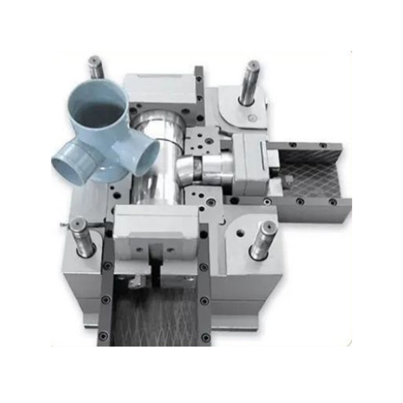 Slanted Tee Pipe Fitting Injection Mould Taizhou Kaiji Plastic Mould Co.,Ltd.
